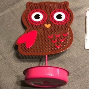 Owl ear ring and jewelry holder